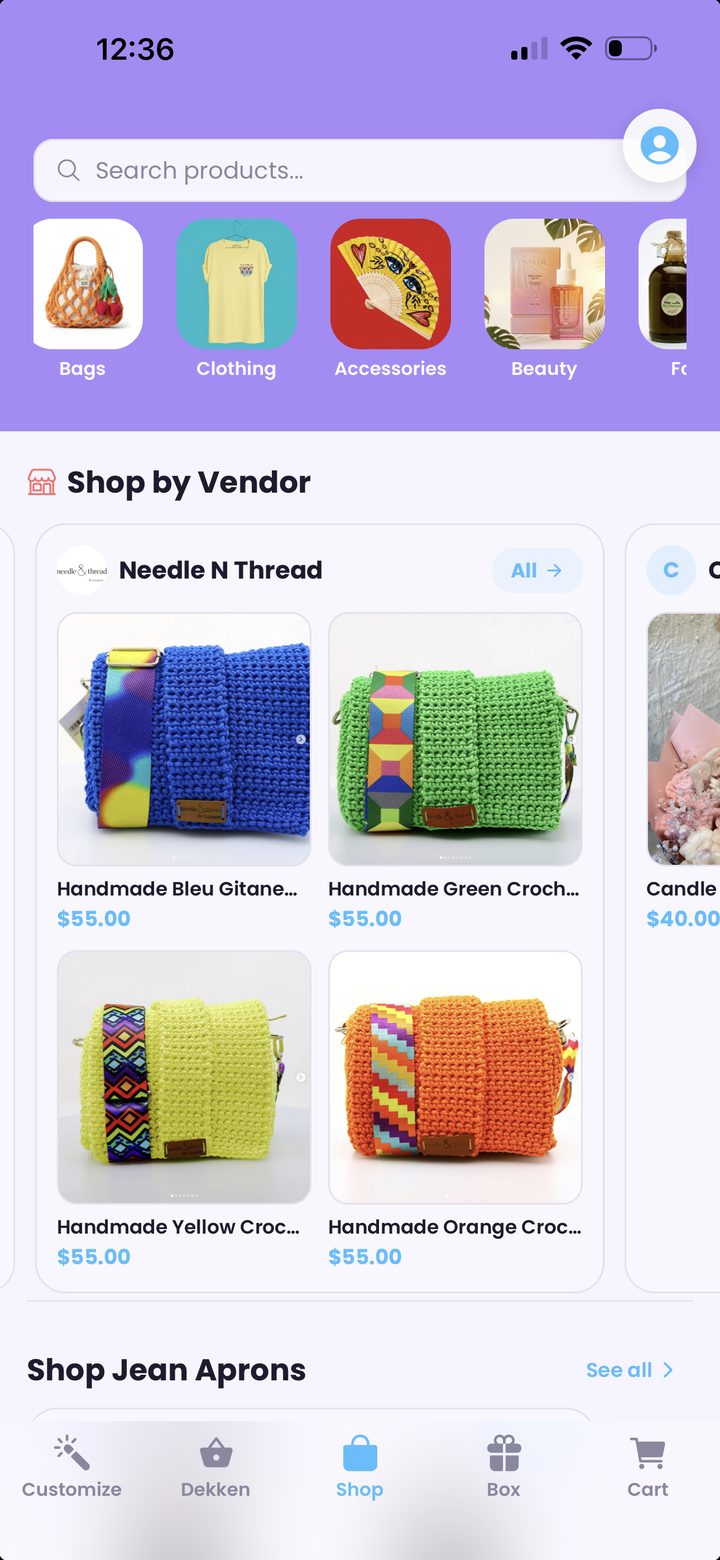 Shop by Vendor â brand storefronts with their products